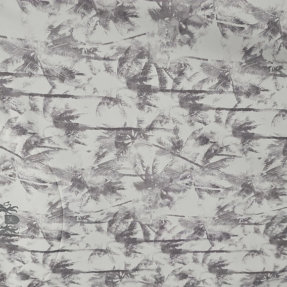 Hickey Freeman Tropical Palm Tree Polo Shirt Size Small - Picture 5 of 6